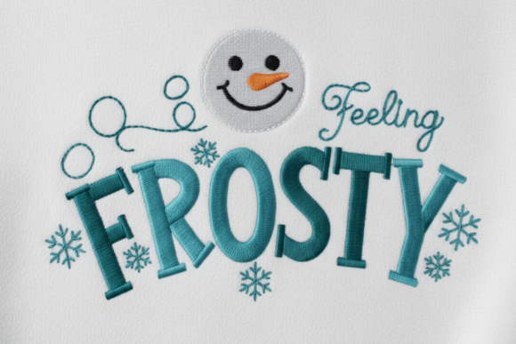 Review: Feeling Frosty Embroidery Design for Winter