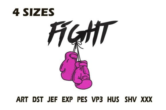 Review: Fight Boxing Gloves Embroidery Design