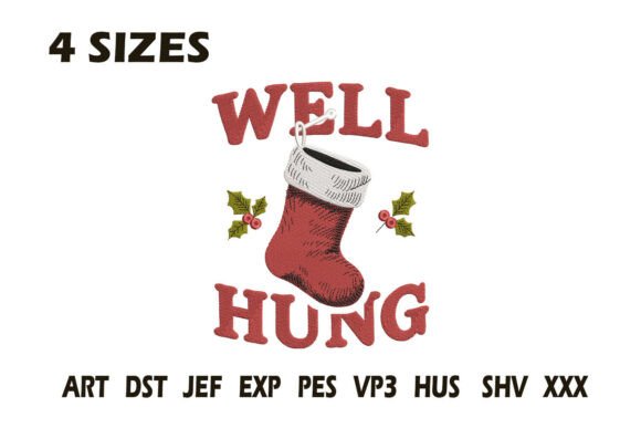 Review: Funny Well Hung Christmas Embroidery