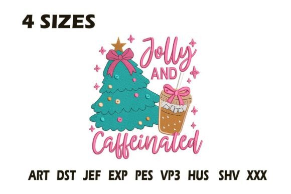 Review: Jolly and Caffeinated Embroidery Design