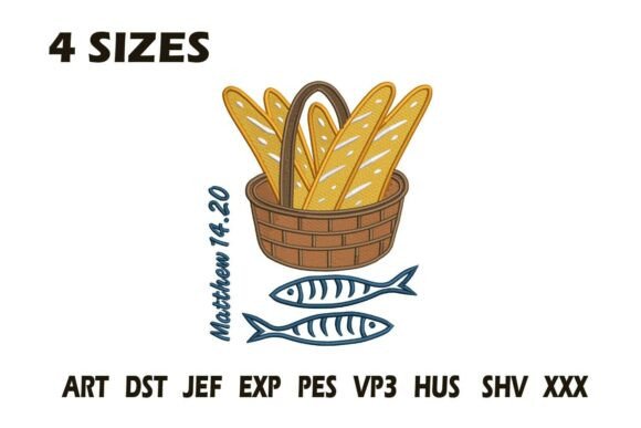Review: Matthew 14 20 Loaves and Fish Embroidery