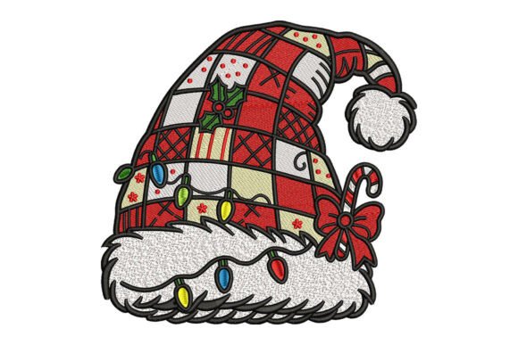 Review: Patchwork Christmas Hat Embroidery