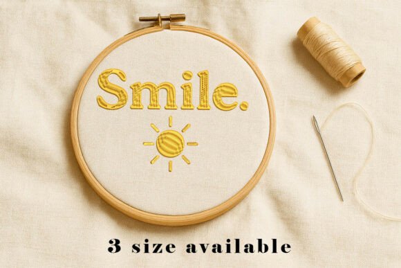 Review: Smile Sun Embroidery Design for Gifts