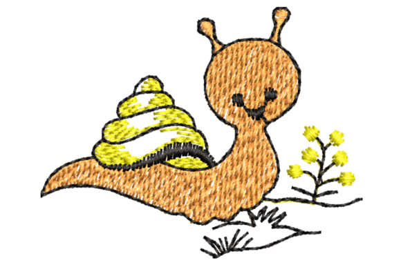 Review: Smiling Snail Embroidery Design for Gifts