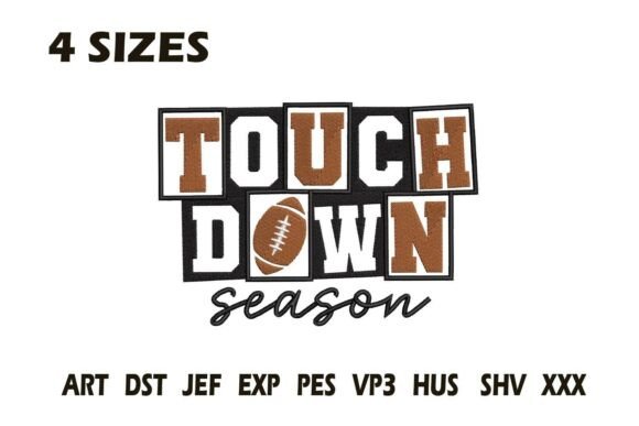 Review: Touchdown Season Block Embroidery