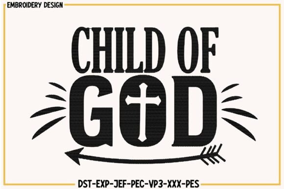 Reviewing Child of God Christian Embroidery Design