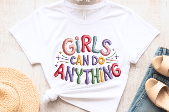 Reviewing Girls Can Do Anything Embroidery PNG