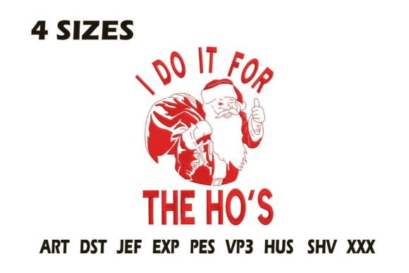 Reviewing I Do It for the Ho’s Embroidery Design