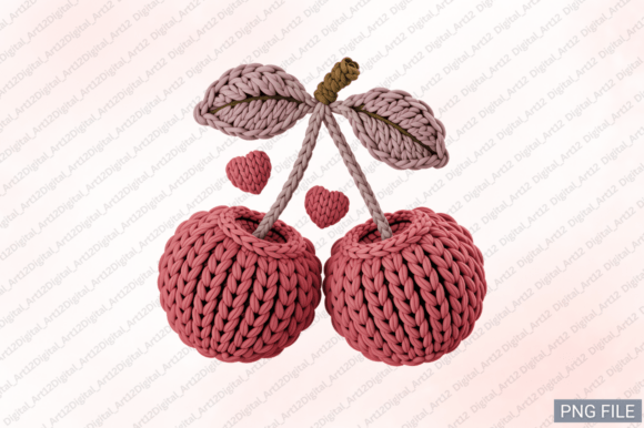 Reviewing the Cute Cherry Heart Embroidery PNG Design