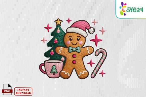 Reviewing the Gingerbread Christmas Embroidery PNG